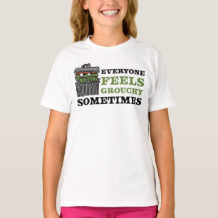 T-shirt Rue Sésame   Oscar le Grouch se sent Grouch