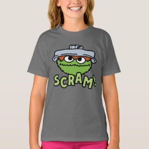T-shirt Rue Sésame   Oscar the Grouch Scram!