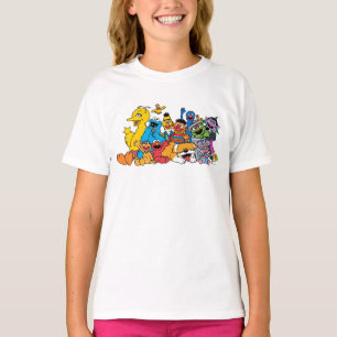 T-shirt Rue Sésame   Portrait du groupe Pals sésame