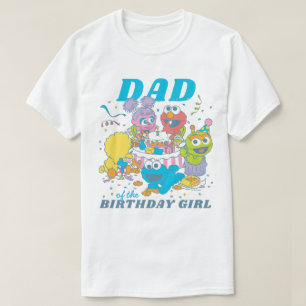 T-shirt Rue Sésame   Premier anniversaire de bébé - Papa