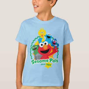 T-shirt Rue Sésame   Sesame Pals depuis 1969