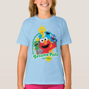 T-shirt Rue Sésame   Sesame Pals depuis 1969