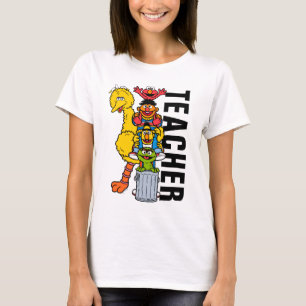T-shirt Rue Sésame   Sesame Street Pals enseignant