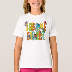 T-shirt Rue Sésame   Sesame Street Type Pals