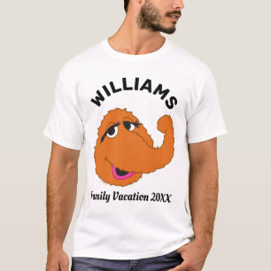 T-shirt Rue Sésame   Snuffleupagus Famille Vacances