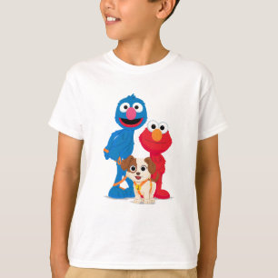 T-shirt Rue Sésame Tango Avec Grover & Elmo