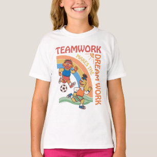 T-shirt Rue Sésame   Travail d'équipe Ernie & Bert