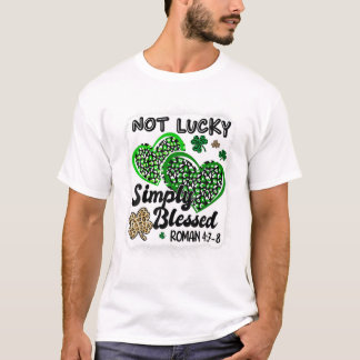 T-shirt Rue Simplement Chanceuse Bénie