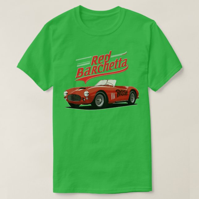 T-shirt Ruée Red Barchetta (Design devant)