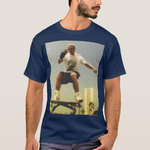 T-shirt Rues Diapositives Natas Sur Le Skateboard Fire