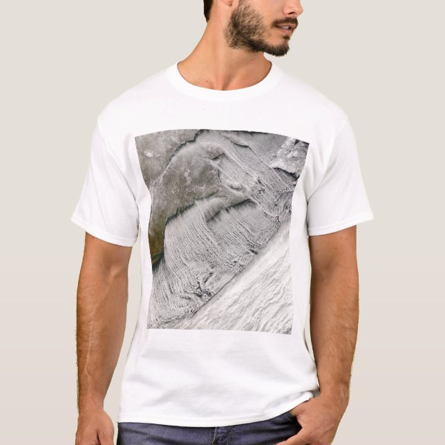 T-shirt Rues nuageuses au large de la Nouvelle-Angleterre  (Devant)