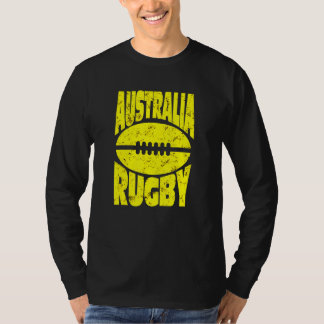 T-shirt Rugby Australien Australie Rugby À Balle