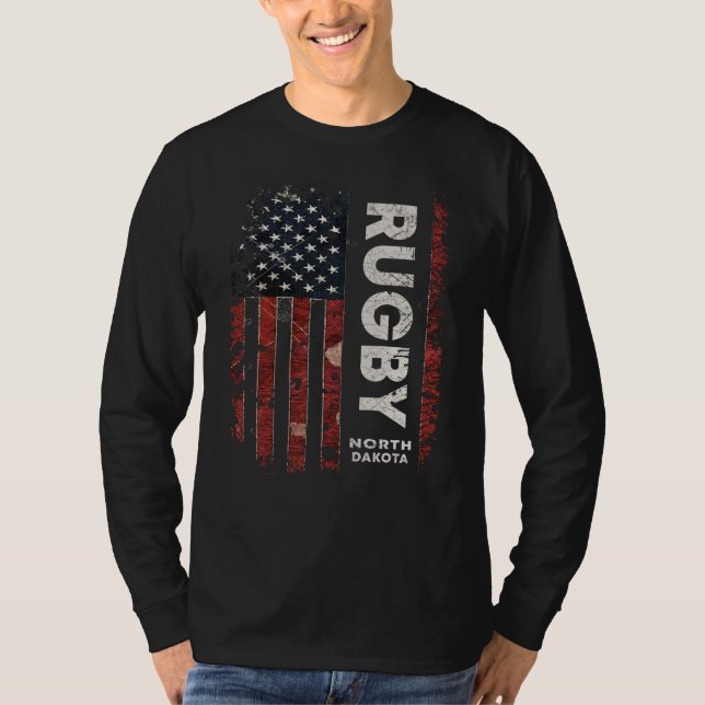 T-shirt Rugby Dakota du Nord (Devant)