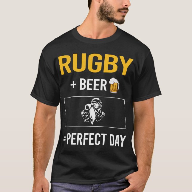 T-shirt Rugby de la fête de la bière (Devant)