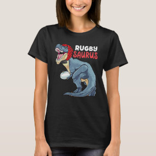 T-shirt Rugby Dinosaur Rex Rugby Saurus Sports Rugby Jouer