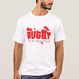 T-shirt Rugby - il est dans mon sang