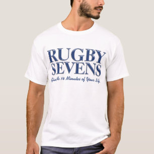 T-shirt Rugby Sevens Blue Donnez 14 Minutes De Votre Vie