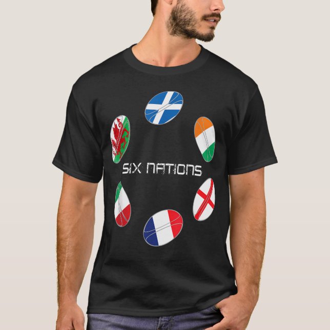 T-shirt Rugby Six (Devant)