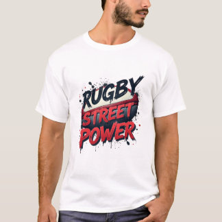T-shirt Rugby Street Power – Sports Urbains Graffiti