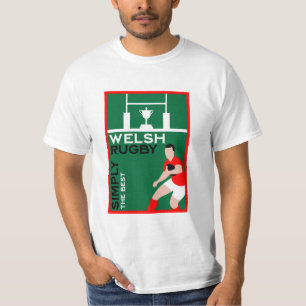 T-shirt Rugby Wales Fan Art