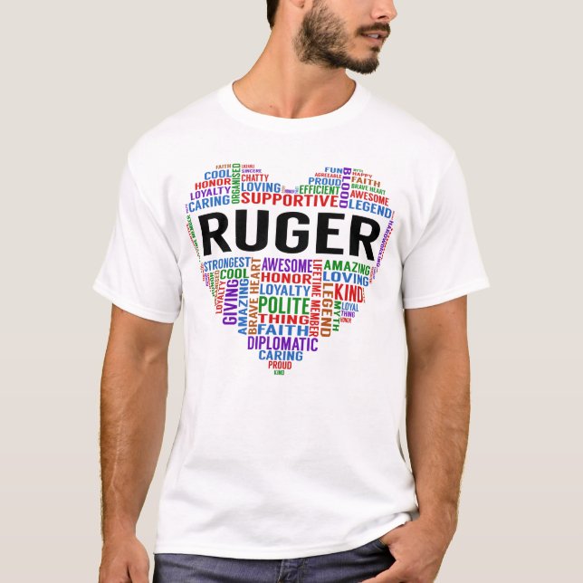 T-shirt RUGER Legend Heart (Devant)