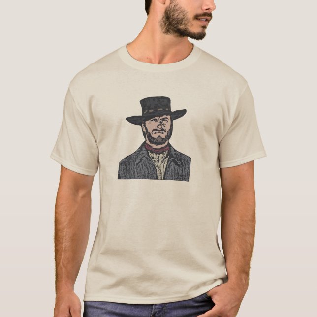 T-shirt Rugged Cowboy - Western Movie (Devant)