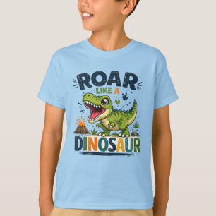 T-shirt Rugir comme un dinosaure