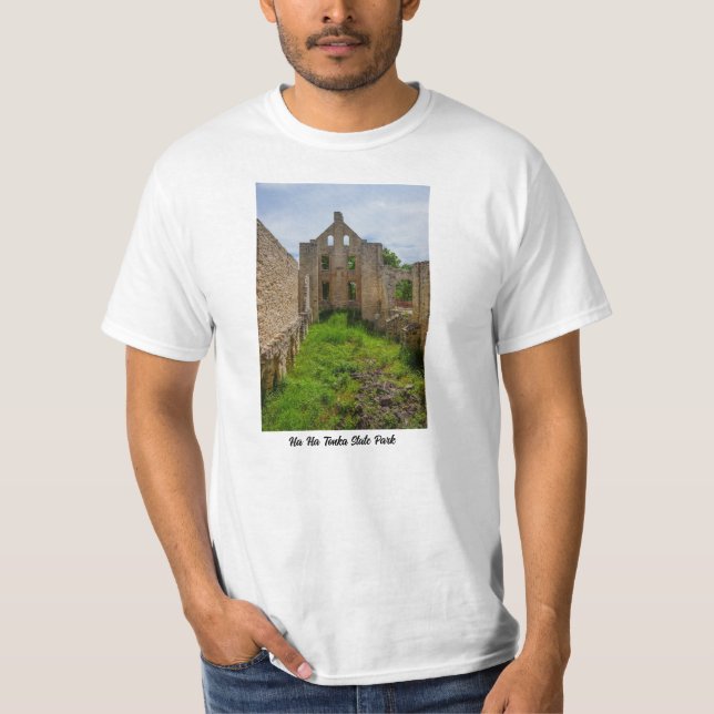 T-shirt Ruines de la pièce vide (Devant)