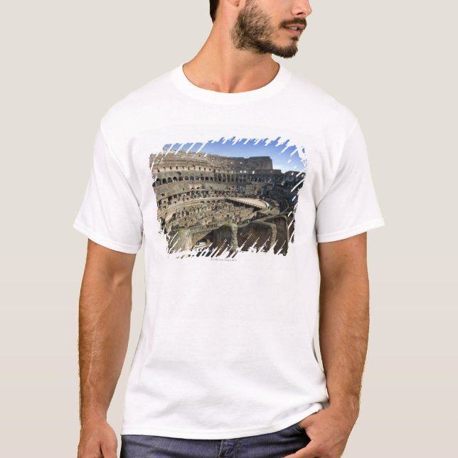 T-shirt Ruines du Colosseum romain, Rome, Italie (Devant)