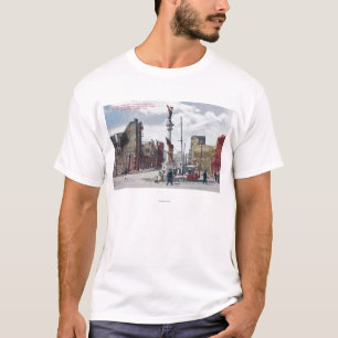 T-shirt Ruines le long de la rue Mason, Statut des Carrés