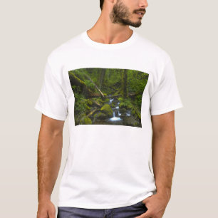 T-shirt Ruisseau de la forêt pluviale tempérée du Columbia