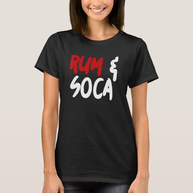 T-shirt Rum and Soca (Devant)