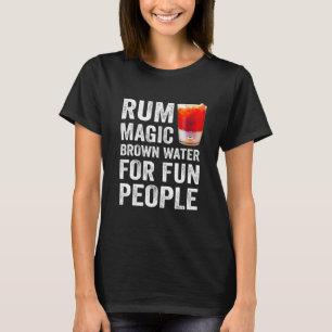 T-shirt Rum Définition Magie Eau Brown Pour Les Personnes