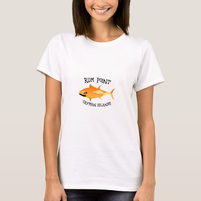 T-shirt Rum Point îles Caïmanes (Devant)
