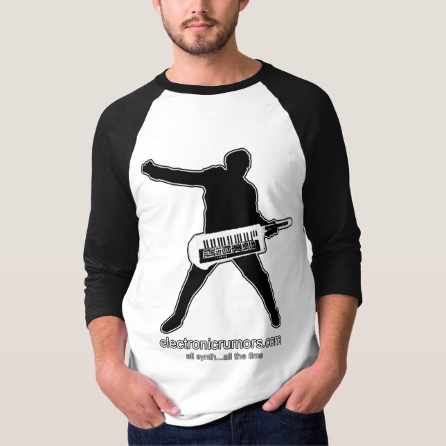 T-shirt Rumeurs électroniques : Hache-Man de Keytar, tout (Devant)