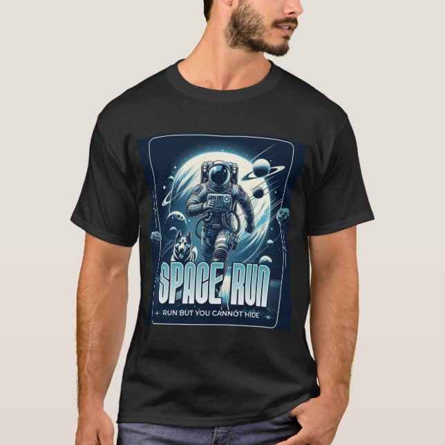 T-shirt Run but you cannot hide (Devant)