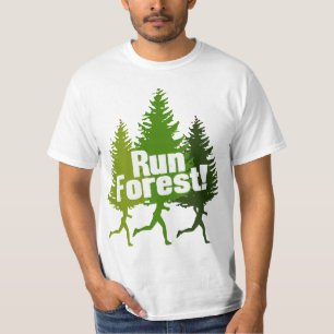 T-shirt Run Forest, Protégez le Jour des terres