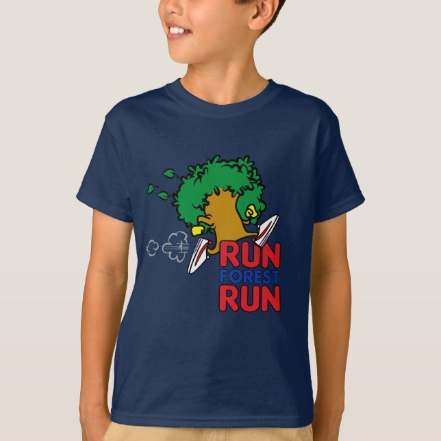 T-shirt Run Forest Run (Devant)