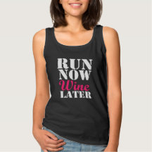 Run Now Wine Plus tard drôle marathon de coureur