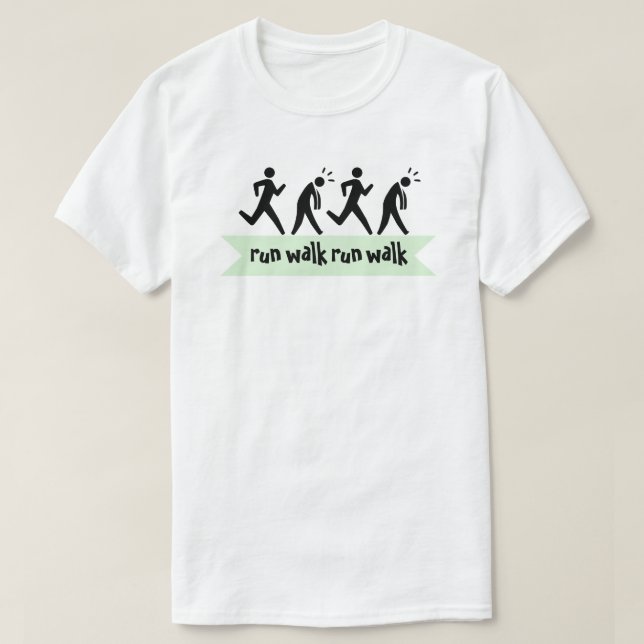 T-shirt Run Walk Run Walk (Design devant)