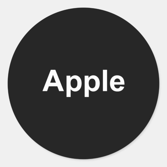 T Shirt  Runder Aufkleber (Vorderseite)