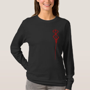 T-shirt Rune de Berserker Loup Viking Norvégien Guerrier S