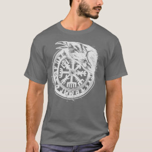 T-shirt Rune viking Vegvisir Raven