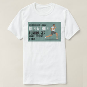 T-shirt Runner, Carity Run-Walk-a-Thon Event