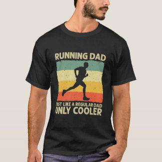 T-shirt Running For Dad Marathon Runner Coach Marathoner