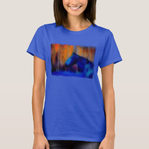 T-shirt Running Stallion & Arbres Imaginaire Cheval Art mo