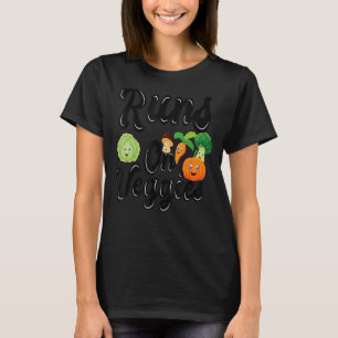 T-shirt Runs sur Légume - Drôle Vegan Végétarien Sain