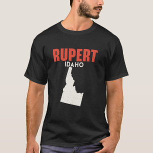 T-shirt Rupert Idaho USA State America Travel Idahoan