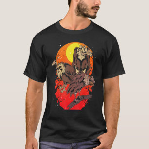 T-shirt Ruppels Griffon Carrier Vautour Coucher de soleil 