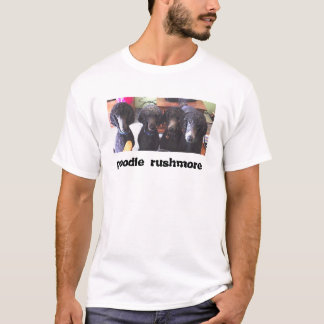 T-shirt rushmore de caniche